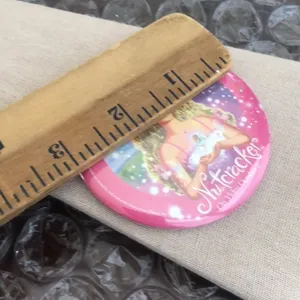 Vintage Barbie Button Brooch thumbnail 2