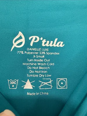 P’tula Teal High-Waist Danielle Luxe Leggings Size XS thumbnail 6