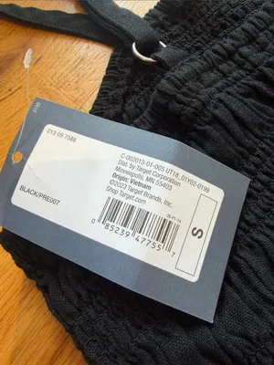 Universal Threads Black Smocked Mini Sundress - Size Small NWT - C1-322 thumbnail 3