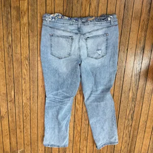 M‎ Jeans by Maurice's Distressed Denim Straight Leg Ankle Jeans 22W thumbnail 10