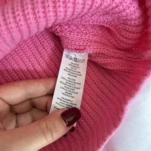 French Connection Nadia Mozart‎ Aurora Pink Chunky Cotton Sweater Womens Small thumbnail 4