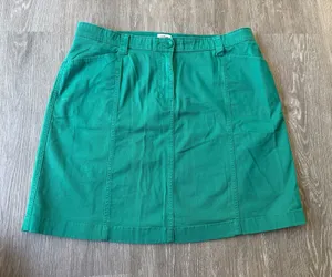 LL Bean plus size mini skirt size 18P thumbnail 1