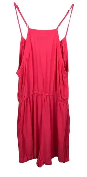 coral romper Sz Medium NWT Pink scallop thumbnail 3