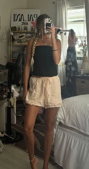Light Pink Shorts  thumbnail 1