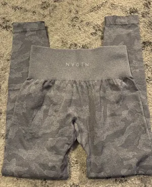 NVGTN Gray Camo High-Waist Leggings thumbnail 1
