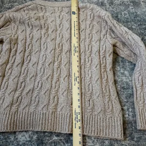 $495 ATM Anthony Thomas Melillo Clay Wool Cable Knit Cardigan AW8664-ABO Medium thumbnail 4