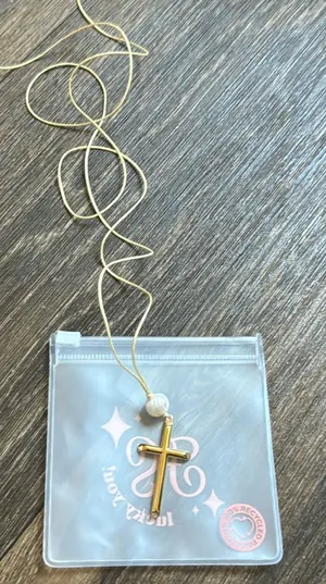 Frasier Sterling Cross Cord Choker thumbnail 1