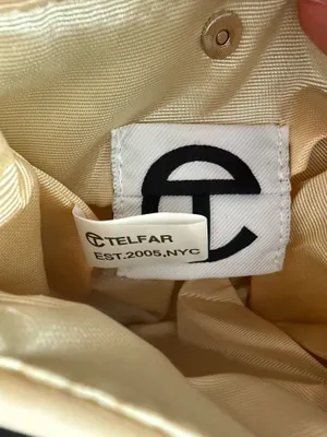 Telfar Small Shopping Bag Cream Crossbody thumbnail 4