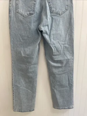 ABERCROMBIE & FITCH 90s Straight Ultra High Rise Crossover Waist Jeans Size 8/29 thumbnail 8