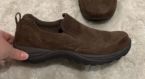 L.L. Bean Brown Suede Slip-On Women's Clogs‎ Size 7 thumbnail 1
