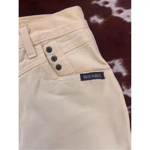 Vintage butter yellow Rockies sz 26 cowgirl denim 90s thumbnail 4