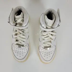 Nike Air Force 1 82' Women's Sneakers 7.5 White Mid Top Lace Up Athletic Shoes thumbnail 6