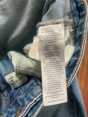 Faherty Women’s Organic Cotton Light Blue Straight Jeans Classic Fit 26 Lakewood thumbnail 5