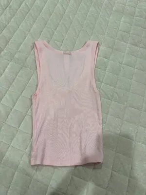 Crop Stretch Cotton Rib Tank SKIMS - sugar pink thumbnail 3
