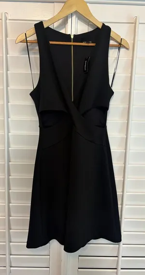 Express Little Black Dress With Cutouts Size 6 thumbnail 1