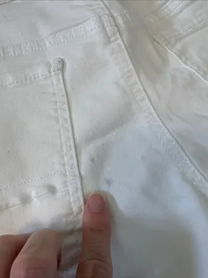 American Eagle Super Stretch White Denim Shorts Casual Summer Size 14 thumbnail 8