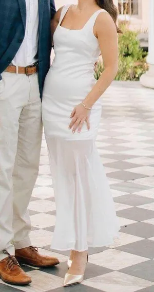 Boutique White Dress thumbnail 2