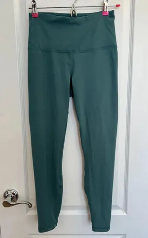 YOGALICIOUS LUX Women’s Leggings Pants XS Green Full Length thumbnail 1