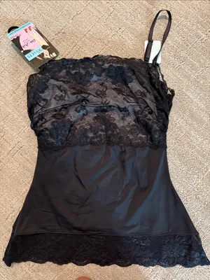 NWT SPANX Love Your Assets Chic Peek Adj Strap Cami Sz 1X thumbnail 3