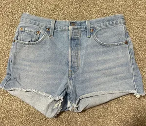 Levi’s 501 High-Rise Denim Shorts thumbnail 1
