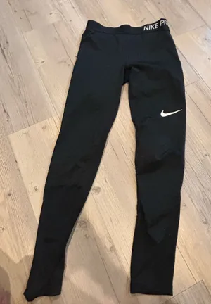 Nike Dri-Fit Leggings Women’s Black Small Athletic thumbnail 1