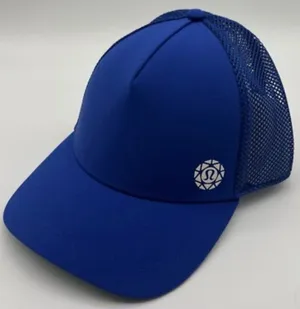 lululemon athletica Seawheeze 1/2 Marathon Race Royal Blue Mesh Trucker Hat thumbnail 1