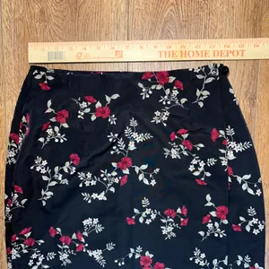 Vintage 90's Floral Size 6 Maxi Wrap Skirt Whimsigoth‎ Romantic Fairy Grunge thumbnail 2