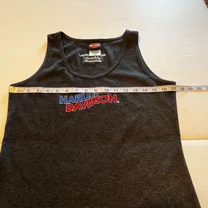 Harley-Davidson Dothan‎ Alabama grey women's tank top size Large L thumbnail 7