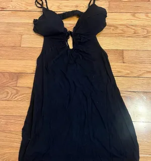 Black cut out dress thumbnail 1