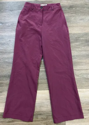 ASOS Wide Leg Plum Pants Women’s Size 0 High Rise thumbnail 1