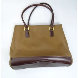FLAWS- Diane Von Furstenberg Large Tote Shoulder Bag‎ DVF Brown Vintage thumbnail 5