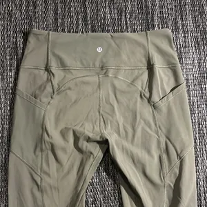 Lululemon All The Right Places Crop Legging II *23" Sage Size 12 thumbnail 4
