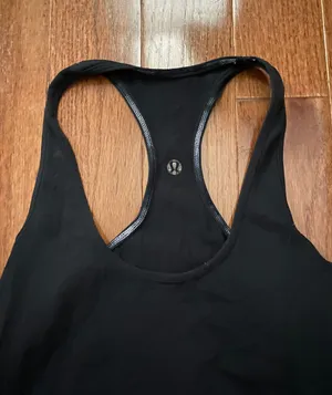 Lululemon black racer back yoga tank top thumbnail 5