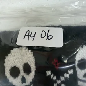 Torrid Plus 2 2X Sweater Skulls Heart Scoop Neck Whimsigoth Grunge Punk Emo Knit thumbnail 12