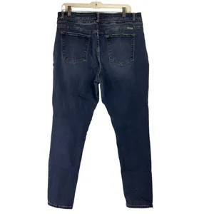KanCan Maurices High Rise Curvy Dark Destructed Skinny Jeans Size 33 thumbnail 6