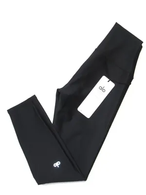 NWT Alo Yoga 7/8 High-Waist Airlift Legging in Black Stretch Workout XS thumbnail 7