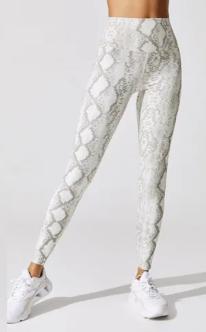 BEACH RIOT snake print Ayla Leggings size‎ large thumbnail 1