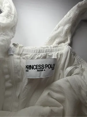 Princess Polly White Eyelet Mini Sundress thumbnail 5