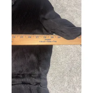 third‎ form black long sleeve one piece romper satin medium thumbnail 5