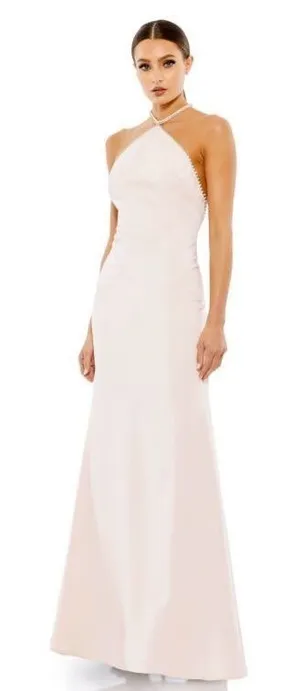Ieena for Mac Duggal 26580 Strappy Back Halter Strap Dress Size 6 $398 thumbnail 1