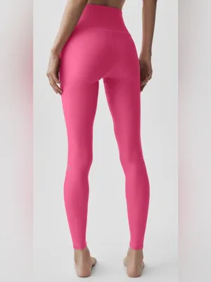 Alo Yoga Airlift High Waist Pink Leggings Size M thumbnail 2
