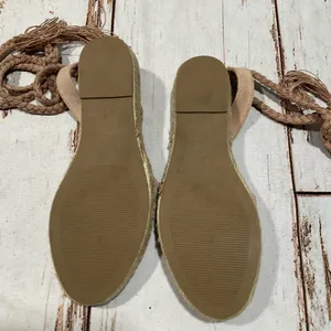 Nwot‎ Steve Madden Mesa Leather Espadrille Ankle Rope Tie Sandals thumbnail 7