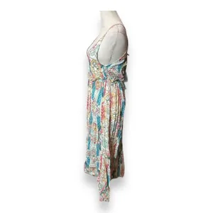 Raga Anthropologie Womens Sz Small‎ Maxi Dress Tie Back #AP-143 thumbnail 2