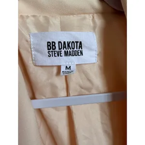 BB Dakota Steve Madden Womens Peach Double Breasted Blazer Jacket Medium M thumbnail 3