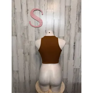 Brown crop top size small Brown thumbnail 4