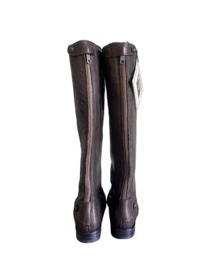 Frye NEW Women's Melissa Button Back Zip Dark Brown Boot Size 6 SKU#241281 thumbnail 6