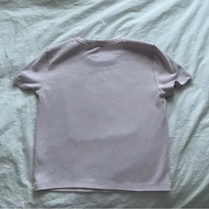 Aritzia villa pink besthug little ribbed tshirt thumbnail 3