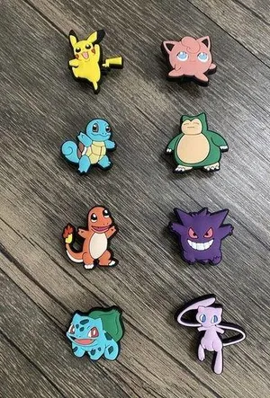 Pokemon Characters Video Games Charm For Crocs - 8 Pieces thumbnail 2