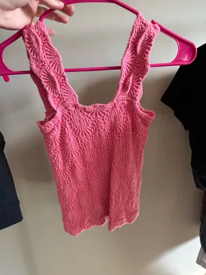 Free People Love Letter Floral Knit Tank thumbnail 2