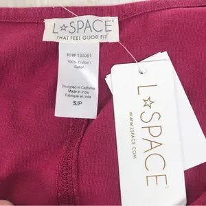 L*SPACE Cypress Burgundy Red Wrap Front Mini‎ Tank Dress Casual Beach Size Small thumbnail 6